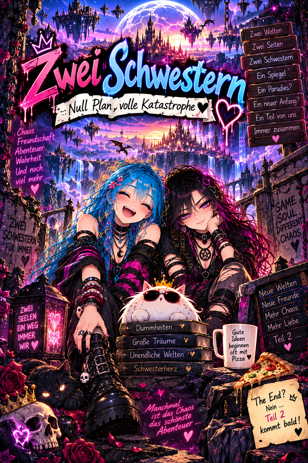 Cover von Zwei Schwestern – Null Plan, volle Katastrophe 💜